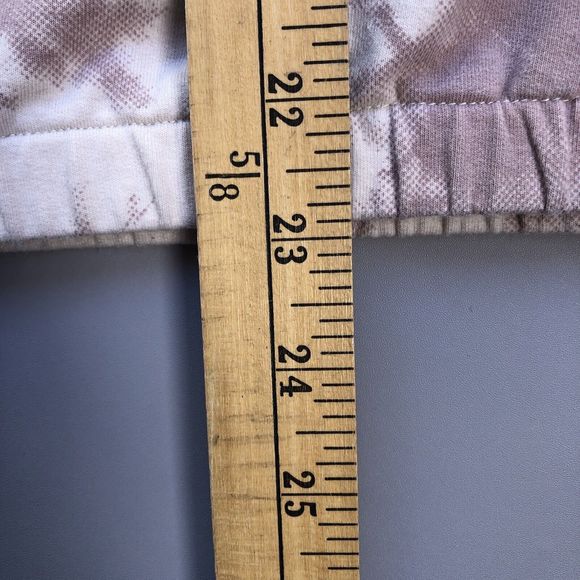 VARLEY Women Large Romero Sweat Taupe White Tie Dye Half Zip Pullover Sweatshirt - Picture 8 of 12